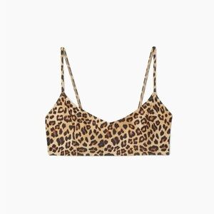 Summersalt Wanderlust Leopard Print Bikini Top